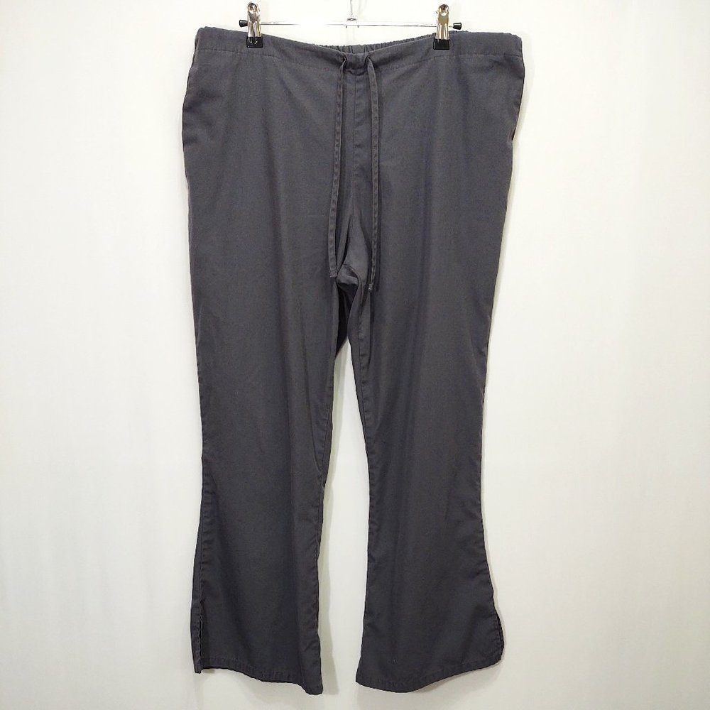 3/$30 Cherokee Workwear Grey Scrub Pants Medium